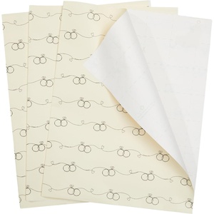 image:imageThe Gift Wrap Company 58189227 Party Animals Flat Gift Wrapping Paper Sheet Set 30 x 23 Multicolor 3 PiecesRing Black and Crme