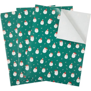 image:imageThe Gift Wrap Company 58189227 Party Animals Flat Gift Wrapping Paper Sheet Set 30 x 23 Multicolor 3 PiecesSanta Green Multicolor