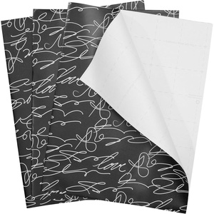 image:imageThe Gift Wrap Company 58189227 Party Animals Flat Gift Wrapping Paper Sheet Set 30 x 23 Multicolor 3 PiecesScript Black and White
