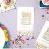image:imageSlant 16Count Paper Birthday Dinner Napkins 775 x 425 Sprinkle  Decorated Disposable NapkinsBirthday