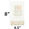 image:imageSlant 16Count Paper Birthday Dinner Napkins 775 x 425 Sprinkle  Decorated Disposable NapkinsBirthday