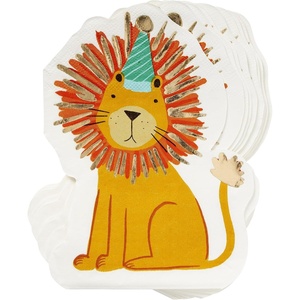 image:imageParty Animal Die Cut Lunch Napkins 20 countPack of 1 TW725362DC  Decorated Disposable Napkins