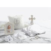 image:imageCR Gibson Baby Bib and Booties Christening Gift Set 3pc