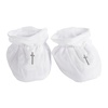 image:imageCR Gibson Baby Bib and Booties Christening Gift Set 3pc