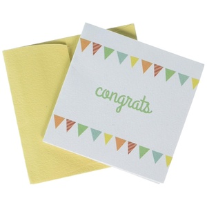 image:imageCR Gibson Celebrate Confetti Gift Enclosure Card 35 x 01 x 33 inches 2 piecesCongrats