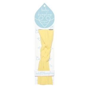 image:imageCR Gibson Light Yellow Knit Headband  One Size Fits Most Baby Girl Hair AccessoryLight Yellow