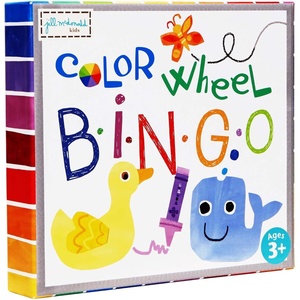 image:imageCR Gibson Color Wheel Bingo Puzzle Game for Kids 5pc