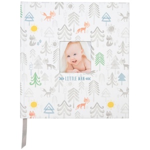 image:imageCR Gibson Little Man PerfectBound Memory Book for Newborn and Baby Boys 95 x 10 1 Count Pack of 1