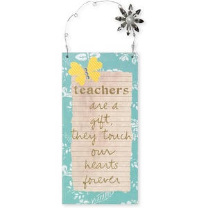 image:imageCR Gibson Inspirational List Pad by Sandra Magsamen List Pad With Magnetic Back Wire Hanger With Bead Accent Pad Measures 4 x 8  TeacherTeacher