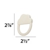 image:imageCR Gibson BPAFree Silicone Baby Teether 3 x 3 Star  100 foodgrade Easygrip ring Raised texture Lightweight Supports sensory explorationCloud