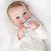 image:imageCR Gibson BPAFree Silicone Baby Teether 3 x 3 Star  100 foodgrade Easygrip ring Raised texture Lightweight Supports sensory explorationElephant