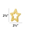image:imageCR Gibson BPAFree Silicone Baby Teether 3 x 3 Star  100 foodgrade Easygrip ring Raised texture Lightweight Supports sensory explorationEstrella