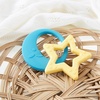 image:imageCR Gibson BPAFree Silicone Baby Teether 3 x 3 Star  100 foodgrade Easygrip ring Raised texture Lightweight Supports sensory explorationEstrella