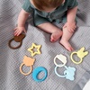 image:imageCR Gibson BPAFree Silicone Baby Teether 3 x 3 Star  100 foodgrade Easygrip ring Raised texture Lightweight Supports sensory explorationFox