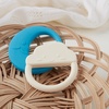 image:imageCR Gibson BPAFree Silicone Baby Teether 3 x 3 Star  100 foodgrade Easygrip ring Raised texture Lightweight Supports sensory explorationMoon