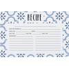 image:imageCR Gibson Recipe Cards  4 x 6 Double Sided Blank Kitchen Recipe Card Set 40Count True BlueSet of 40