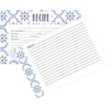 image:imageCR Gibson Recipe Cards  4 x 6 Double Sided Blank Kitchen Recipe Card Set 40Count True BlueSet of 40 Pack of 2