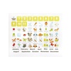 image:imageCarters BA311185 Woodland Animals Gender Neutral First Year Baby Calendar with Stickers 11 L x 18 H