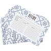 image:imageCR Gibson Recipe Cards  4 x 6 Double Sided Blank Kitchen Recipe Card Set 40Count True BlueSet of 40