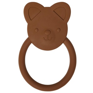 image:imageCR Gibson BPAFree Silicone Baby Teether 3 x 3 Star  100 foodgrade Easygrip ring Raised texture Lightweight Supports sensory explorationBear