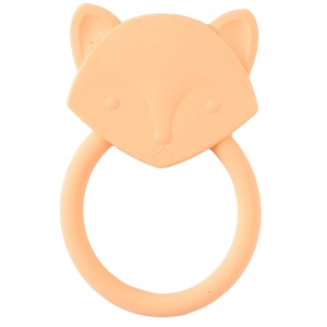 image:imageCR Gibson BPAFree Silicone Baby Teether 3 x 3 Star  100 foodgrade Easygrip ring Raised texture Lightweight Supports sensory explorationFox