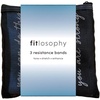 image:imageCR Gibson Fitlosophy Resistance Band Set  3 Resistance Bands and Storage Pouch Compact Workout Set Portable Fitness