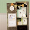 image:imageCR Gibson B212683 Elephant Hello World First Five Years Unisex Memory Baby Book 64pgs 10 W x 1175 HGreen and beige