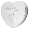 image:imageCR Gibson 3 Piece Baby Handprint amp Footprint Kit 65 x 625 Heart First