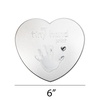 image:imageCR Gibson 3 Piece Baby Handprint amp Footprint Kit 65 x 625 Heart First