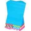 image:imageCR Gibson TW825648 Bold Stripe Disposable Dinner Napkins and Bathroom Guest Towels 42 x 785 Multicolor 16 Pieces