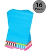 image:imageCR Gibson TW825648 Bold Stripe Disposable Dinner Napkins and Bathroom Guest Towels 42 x 785 Multicolor 16 Pieces