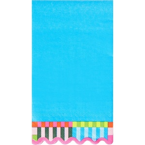 image:imageCR Gibson TW825648 Bold Stripe Disposable Dinner Napkins and Bathroom Guest Towels 42 x 785 Multicolor 16 Pieces
